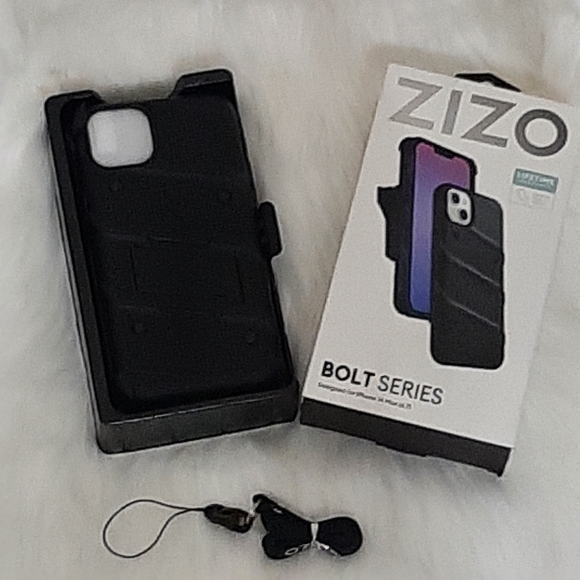 NEW IN BOX ZIZO Bolt Series Iphone 14 Max Phone Case (Black) - Picture 6 of 11